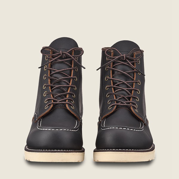 Red Wing Heritage Bot Erkek - Classic Moc - 6-Inch Prairie Deri - Siyah - 09RCAFSGM